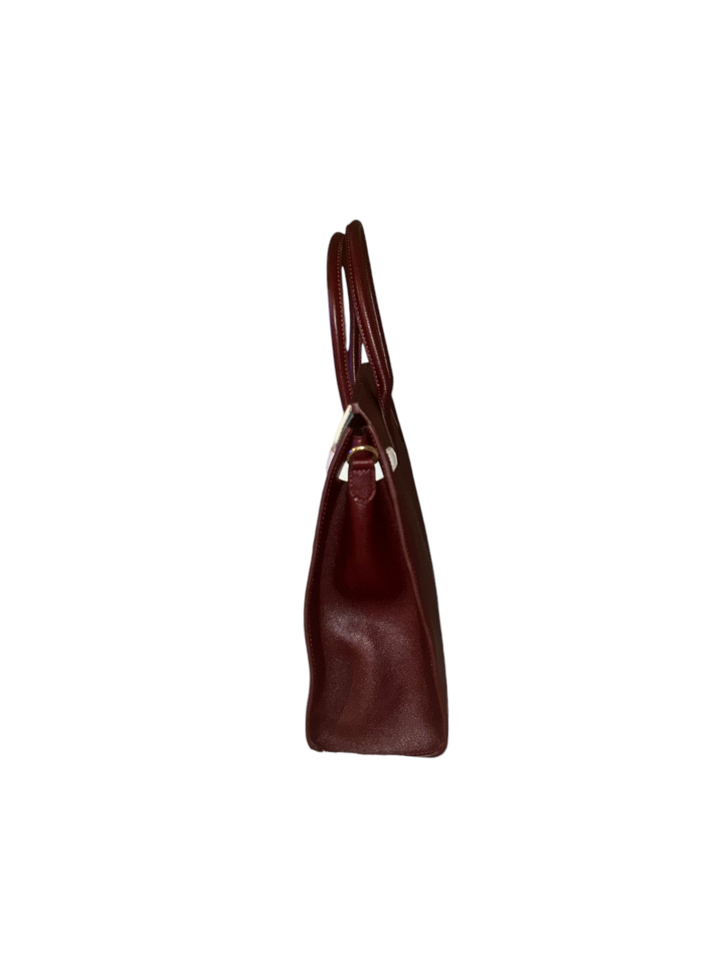 Large Champagne White Nture Handbag