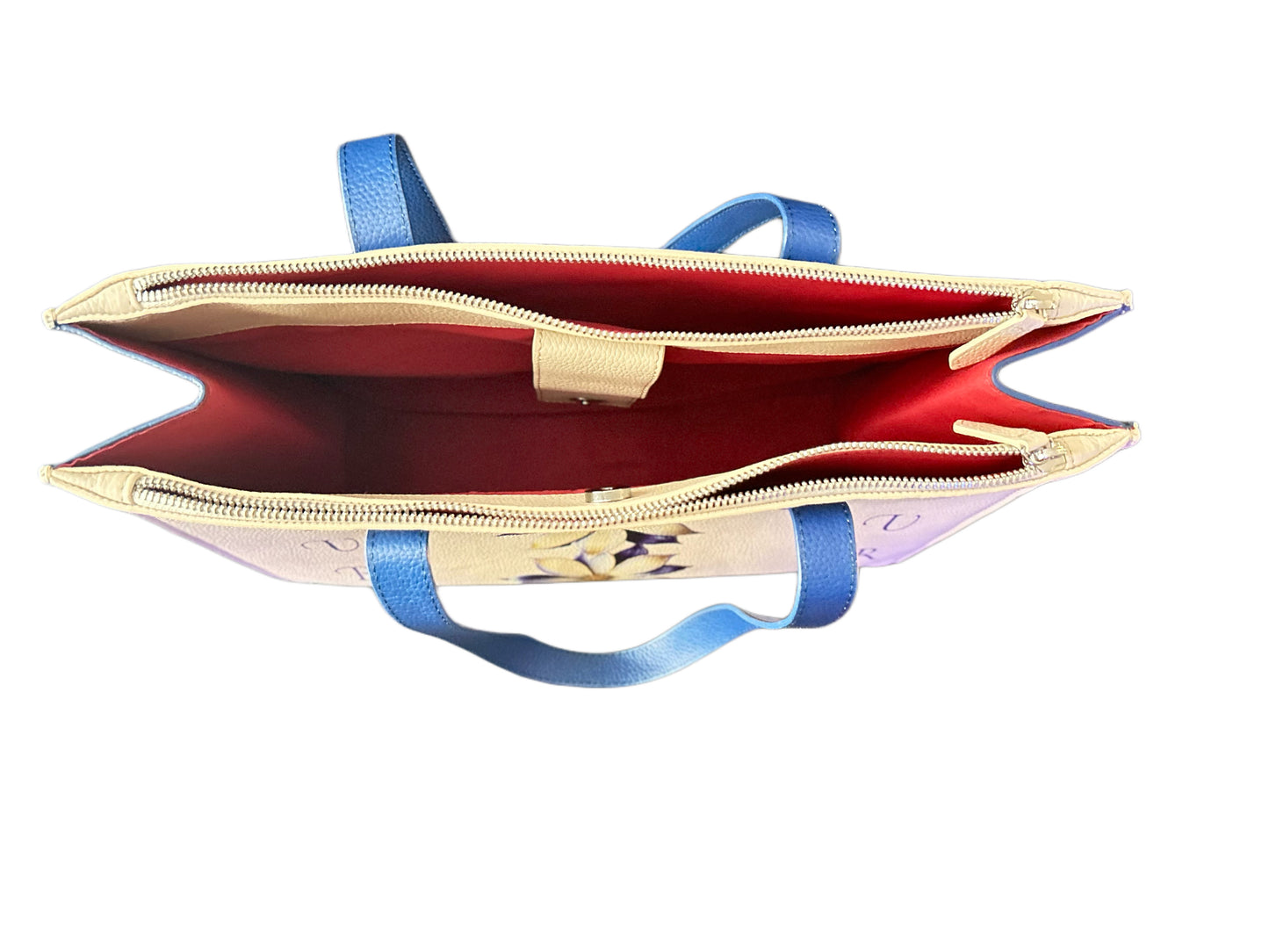 Blue Nture Flower Bag 